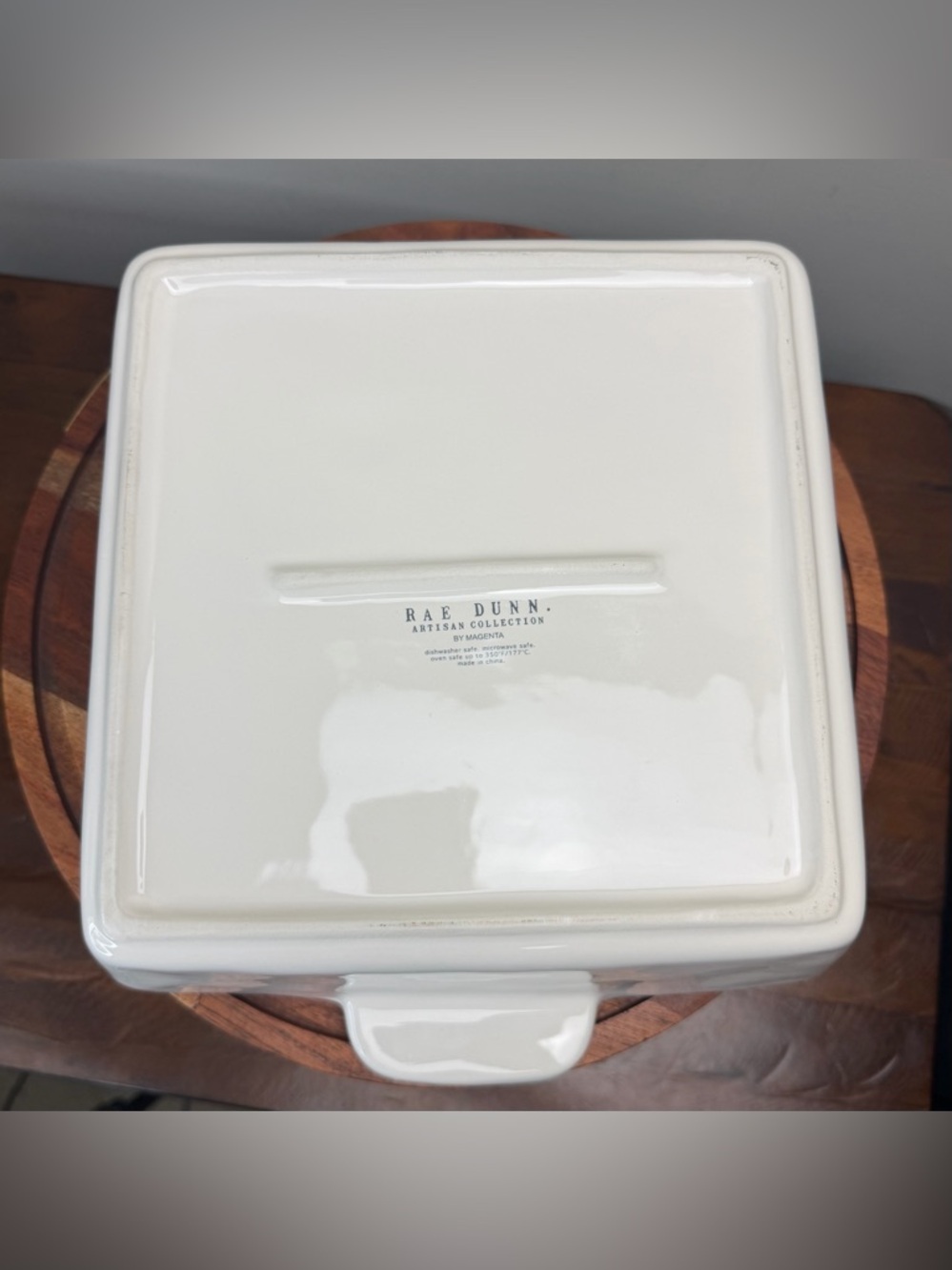 Rae Dunn BAKE square Baking Dish 8”x8” - Picture 6 of 6